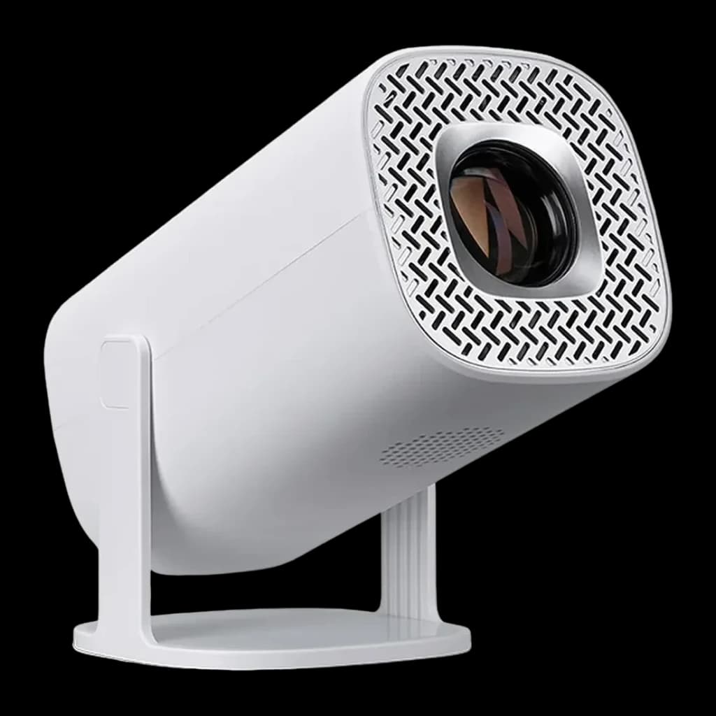 Projecteur Acer MR.JXV11.001 1280x720 HD 720p LCD 180 lumens ANSI LED Blanc, détail: objectif frontal et grille texturée