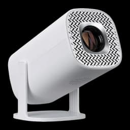 Projecteur Acer MR.JXV11.001 1280x720 HD 720p LCD 180 lumens ANSI LED Blanc, détail: objectif frontal et grille texturée