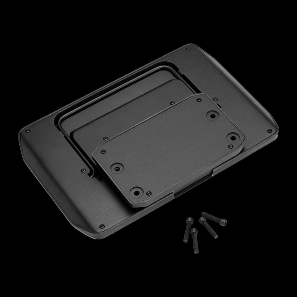 Table accessoire EcoFlow EFA-GLACIERC-TABLE Glacier Classic 45L Noir, vue arrière: platine de fixation avec points d'ancrage