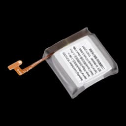 Bateria de smartwatch Samsung Galaxy Watch 4 40mm / Classic 42mm Cinzento EB-BR880ABY, detalhe: célula de lítio com etiqueta