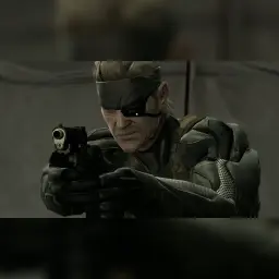 Jeu vidéo Konami Metal Gear Solid : Master Collection Vol. 2 Day One Edition Nintendo Switch 2, en jeu : Old Snake visant