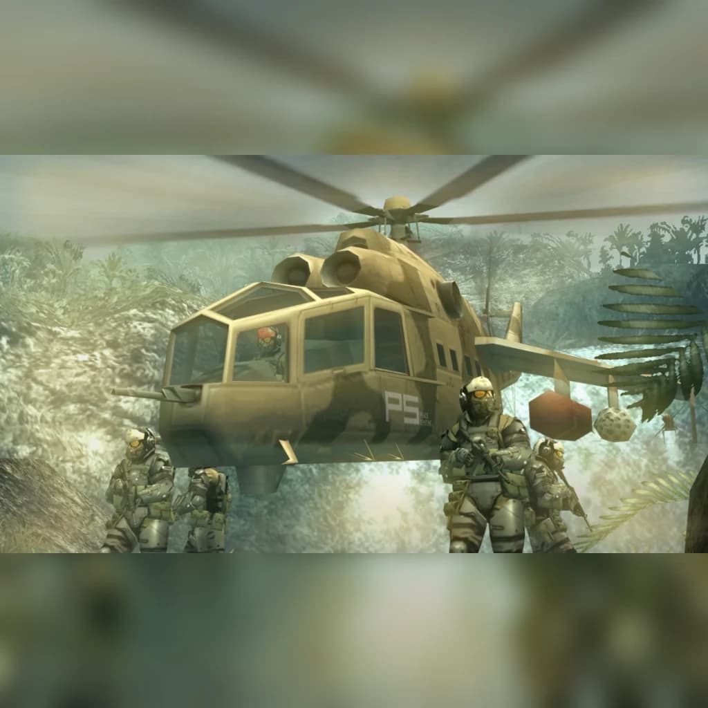 Jeu vidéo Konami Metal Gear Solid : Master Collection Vol. 2 Day One Edition Nintendo Switch 2, en jeu: soldats armés devant