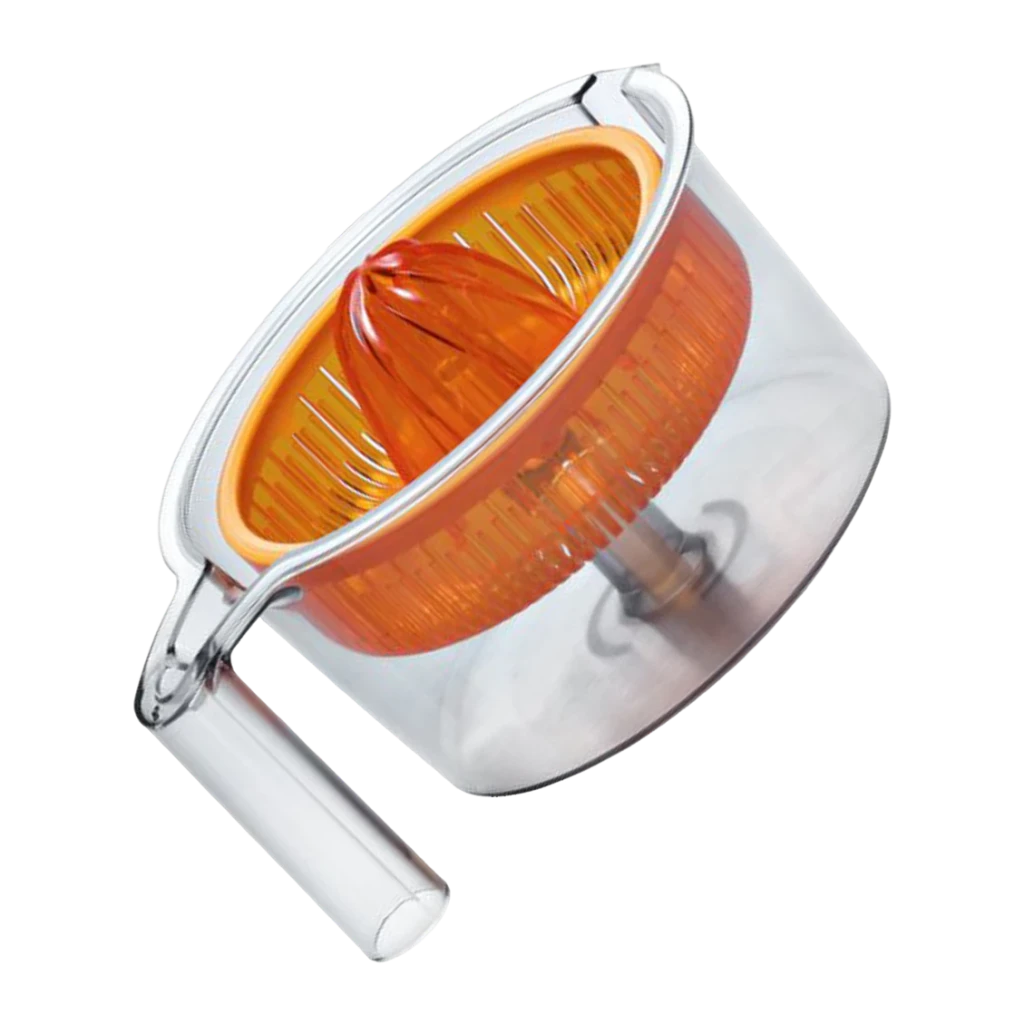 Espremedor Bosch para Robot de Cozinha MUM5 Laranja MUZ5ZP1, detalhe: cone espremedor laranja e coador metálico vistos