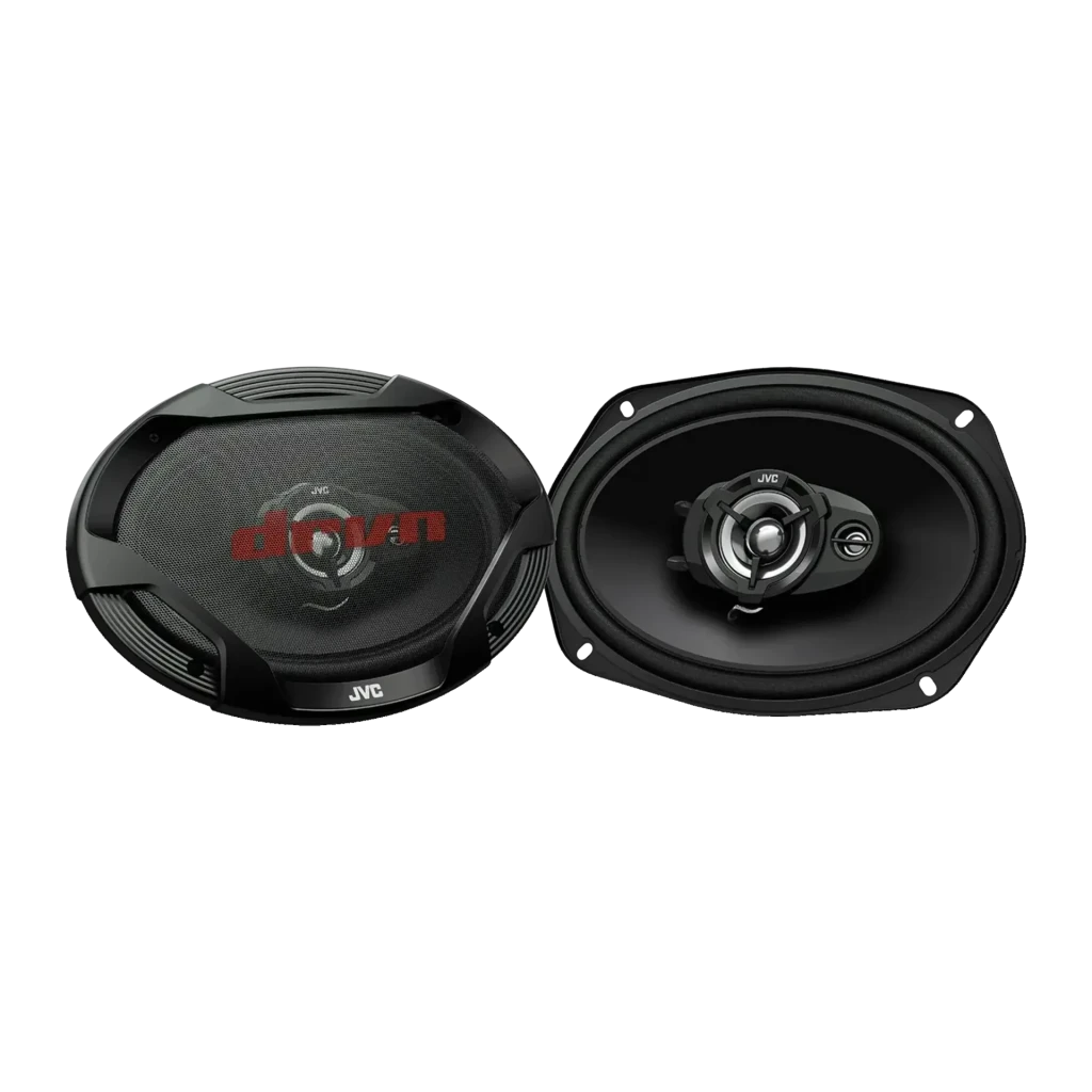 Altavoces para coche JVC 3 vías 70W RMS Negro CS-DR6932