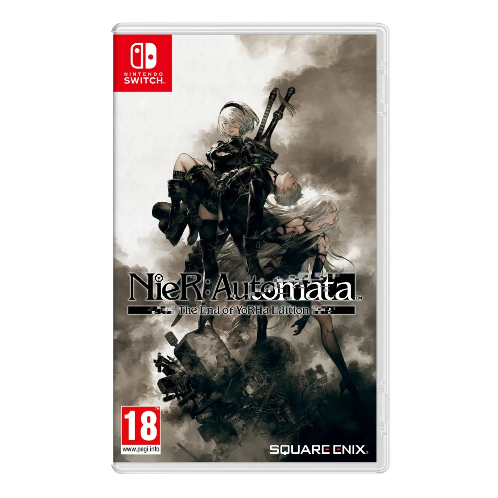 Videojuego Square Enix NieR:Automata The End of YoRHa Edition Nintendo Switch, vista frontal: carátula con 2B y A2