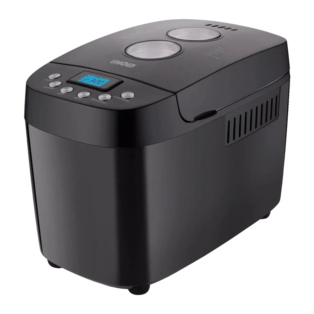 Panificadora Unold Backmeister Big Black 850W para panes de hasta 1500g