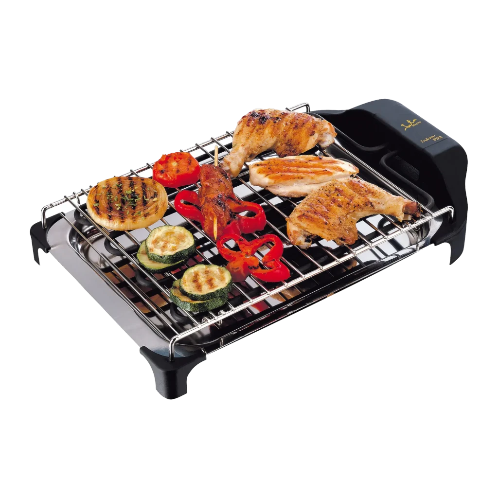 Barbacoa eléctrica JATA BQ101 Parrilla extraíble 2400W Negro - detalle 3