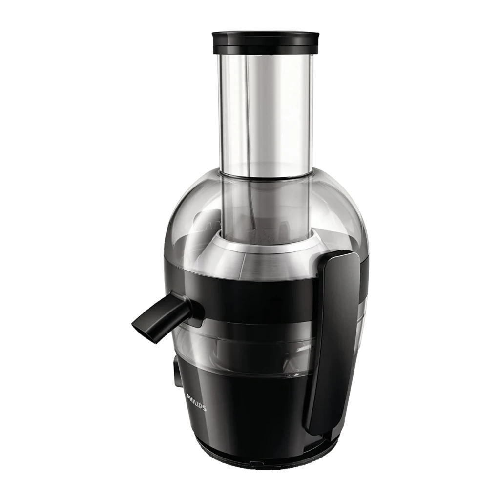 Centrifugadora Philips Viva Collection 800W jarro 800ml / 1,2L polpa Preto HR1855/70, detalhe: tubo de alimentação largo
