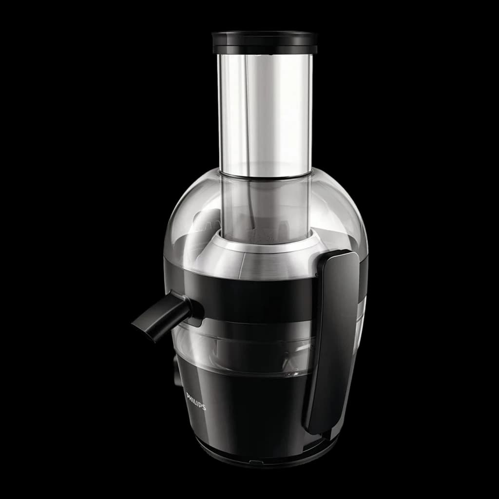 Centrifugadora Philips Viva Collection 800W jarro 800ml / 1,2L polpa Preto HR1855/70, detalhe: tubo de alimentação largo
