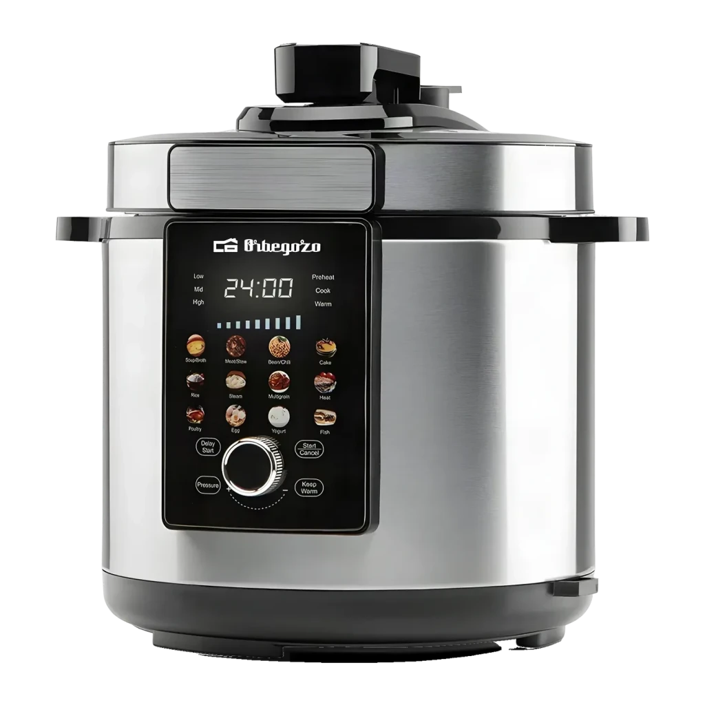 Olla programable Orbegozo HPE 6500 6L 1000W Acero Inoxidable
