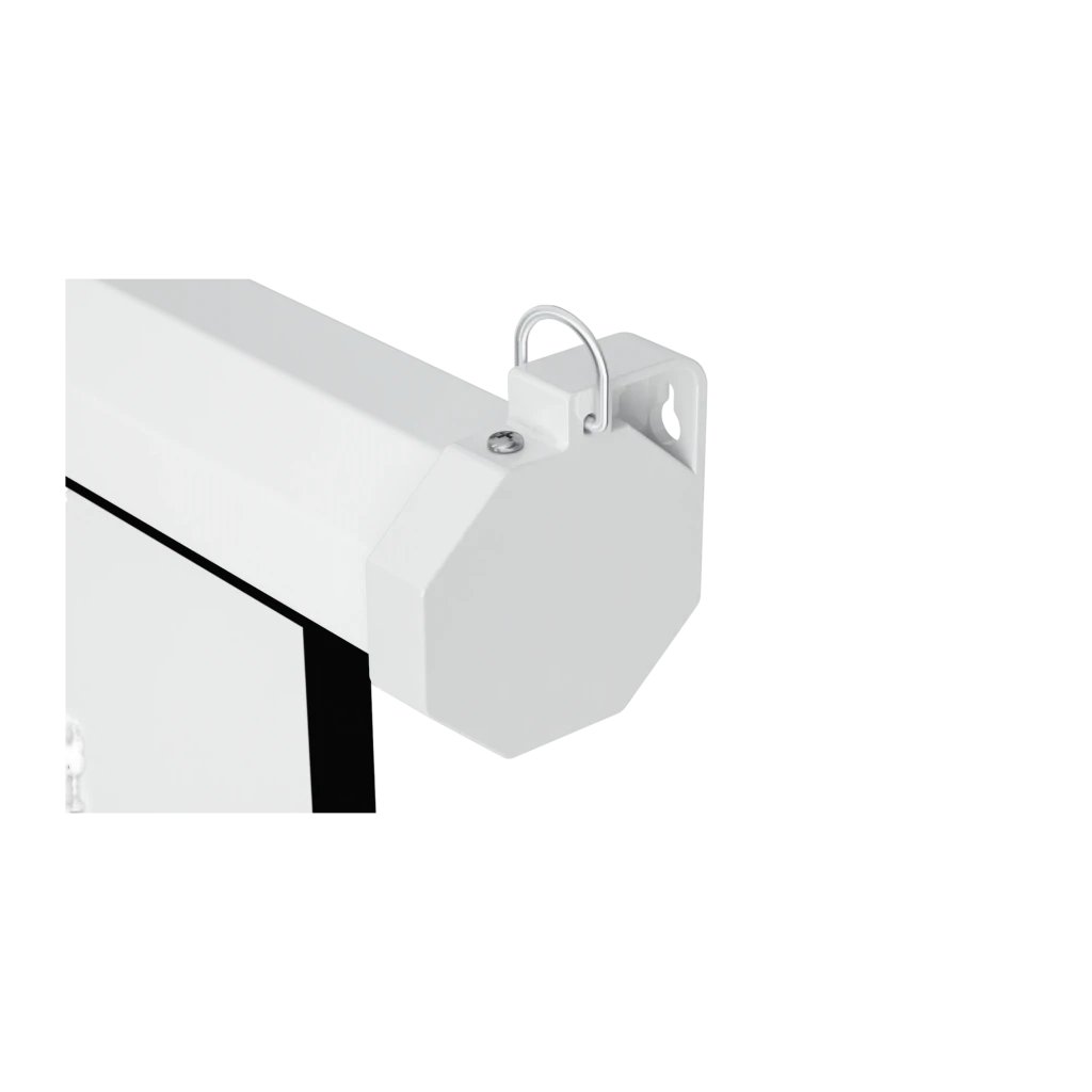 Écran de projection iggual 16:9 106 pouces 234x131 cm Électrique Motorisé PSIPS234, détail: moteur latéral blanc