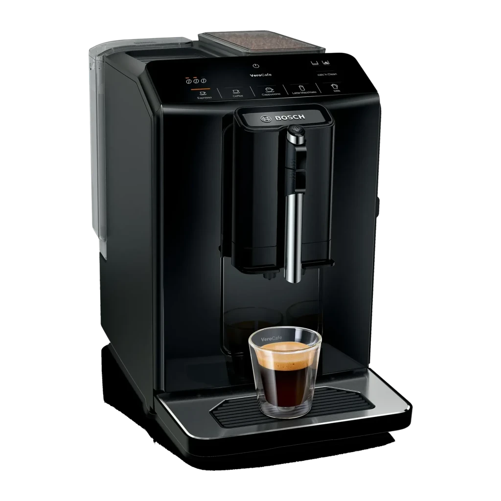 Cafetera Superautomática Bosch Serie 2 1,4L Molinillo Cerámico Espumador de Leche Negro TIE20109