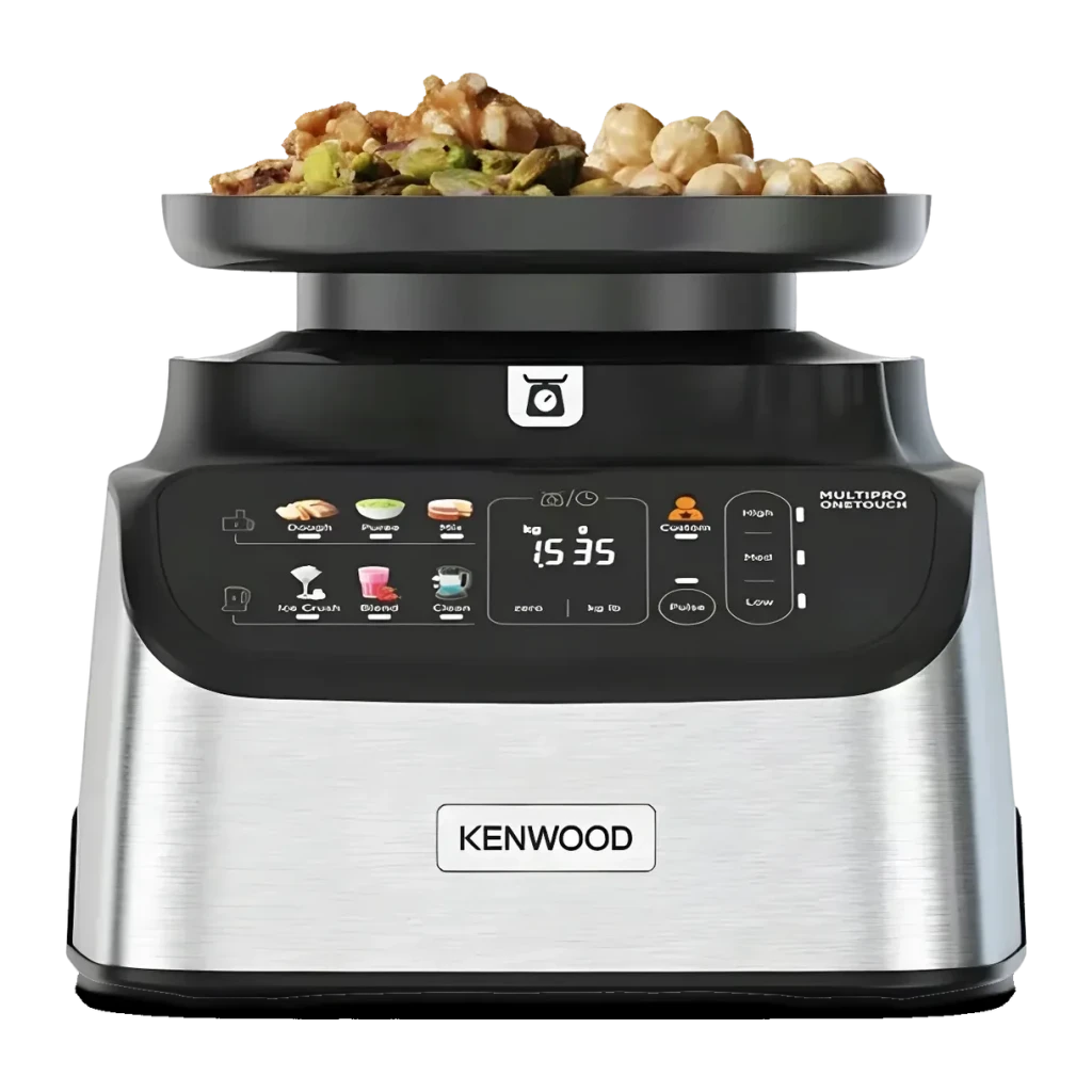 Robot de cozinha Kenwood MultiPro OneTouch 3L 1000W Preto/Aço inoxidável FDM73.480SS, detalhe: painel de controlo tátil