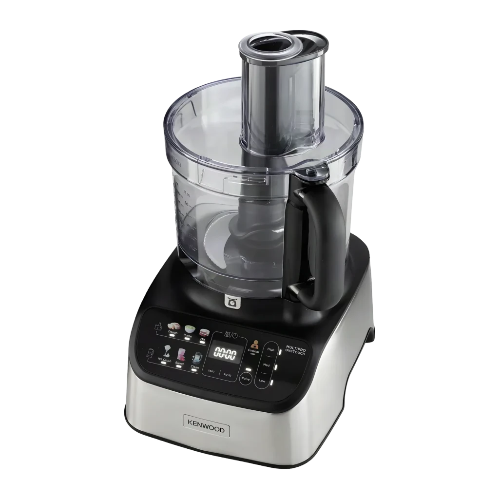 Robot de cozinha Kenwood MultiPro OneTouch 3L 1000W Preto/Aço inoxidável FDM73.480SS, detalhe: painel de controlo tátil