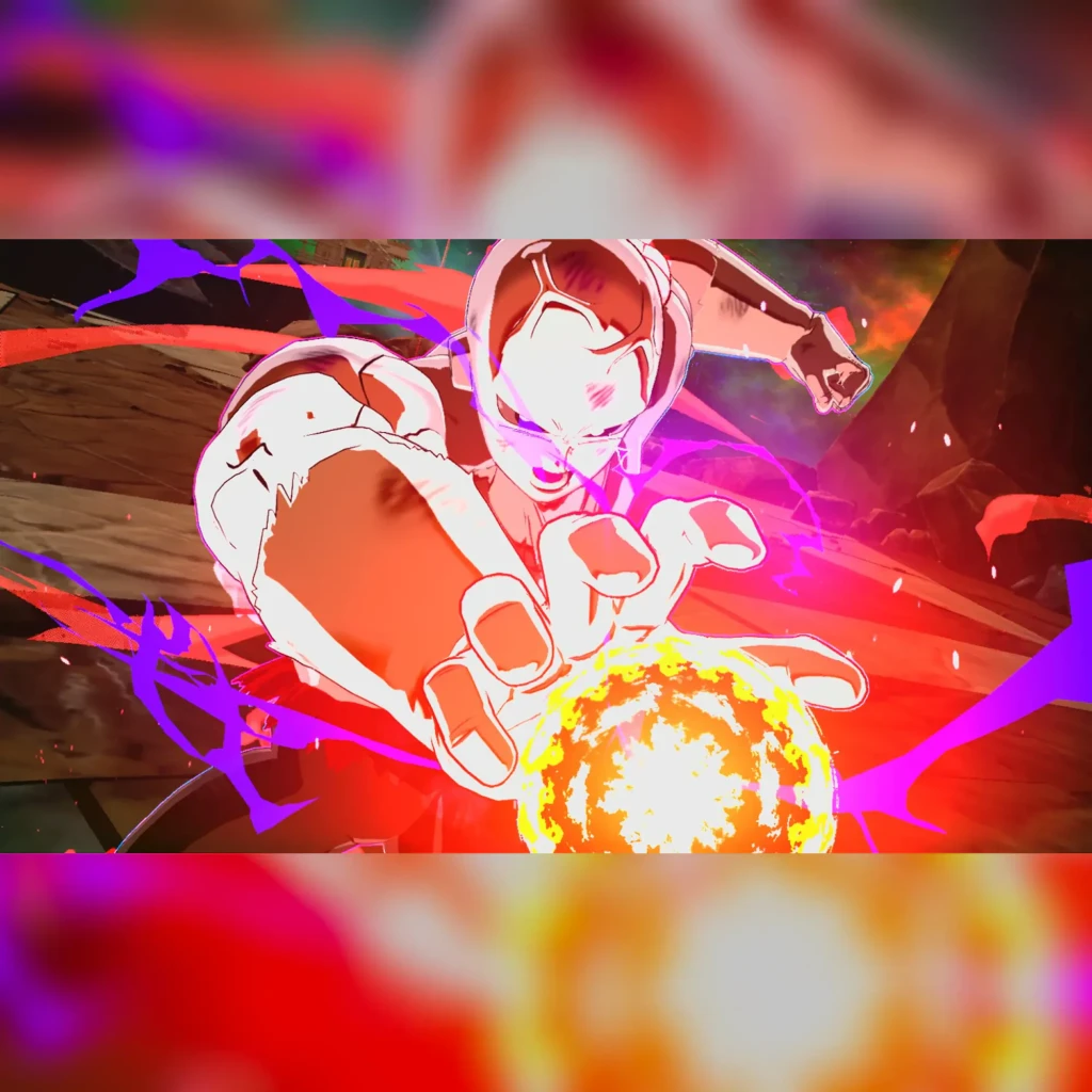Videojuego Bandai Namco Dragon Ball: Sparking! Zero Nintendo Switch 2, en uso: Jiren lanzando una esfera de energía