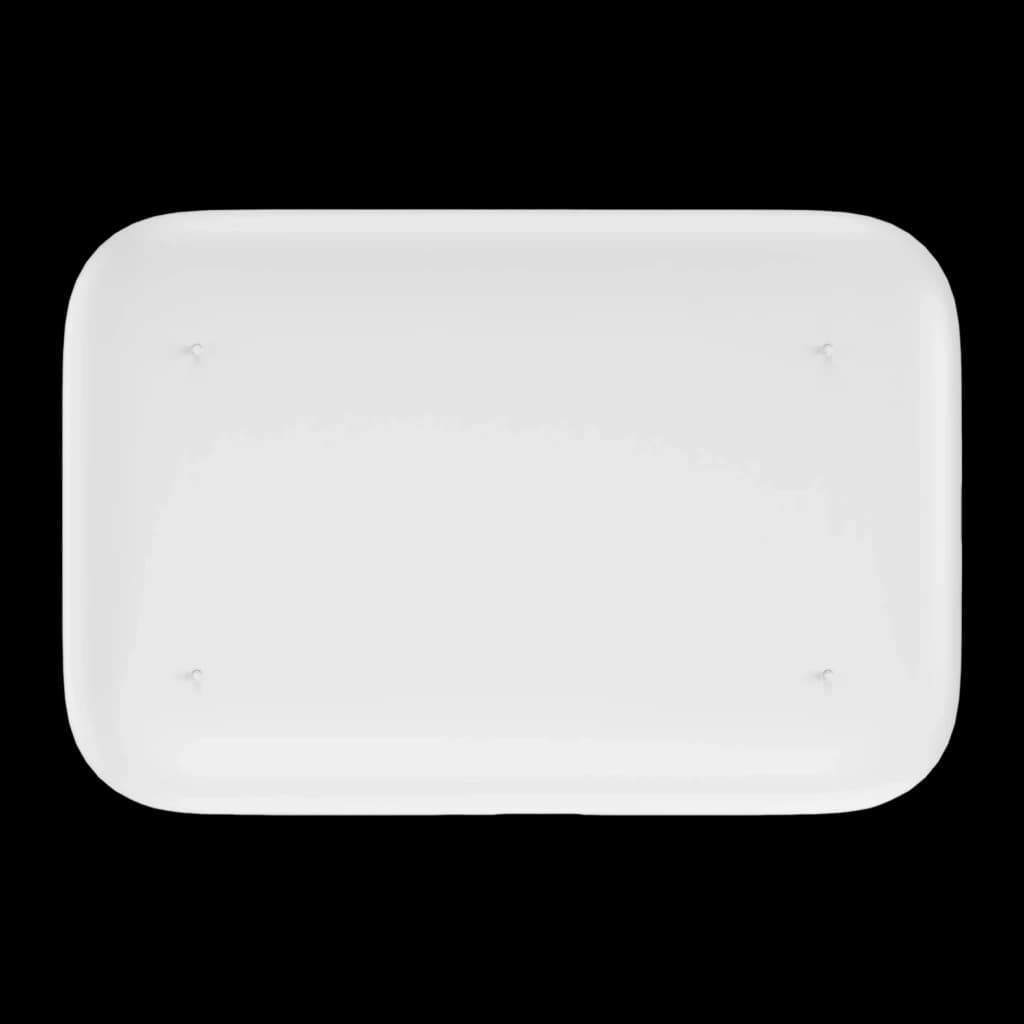 Imprimante photo Liene Pearl ZPP110 2x3 pouces Blanche, vue arrière: coque blanche lisse avec quatre pieds en caoutchouc