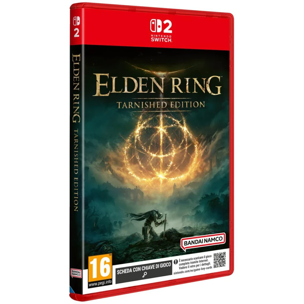 Videojuego Bandai Namco Entertainment Elden Ring Tarnished Edition Nintendo Switch 2 Edición Italiana, detalle: caja