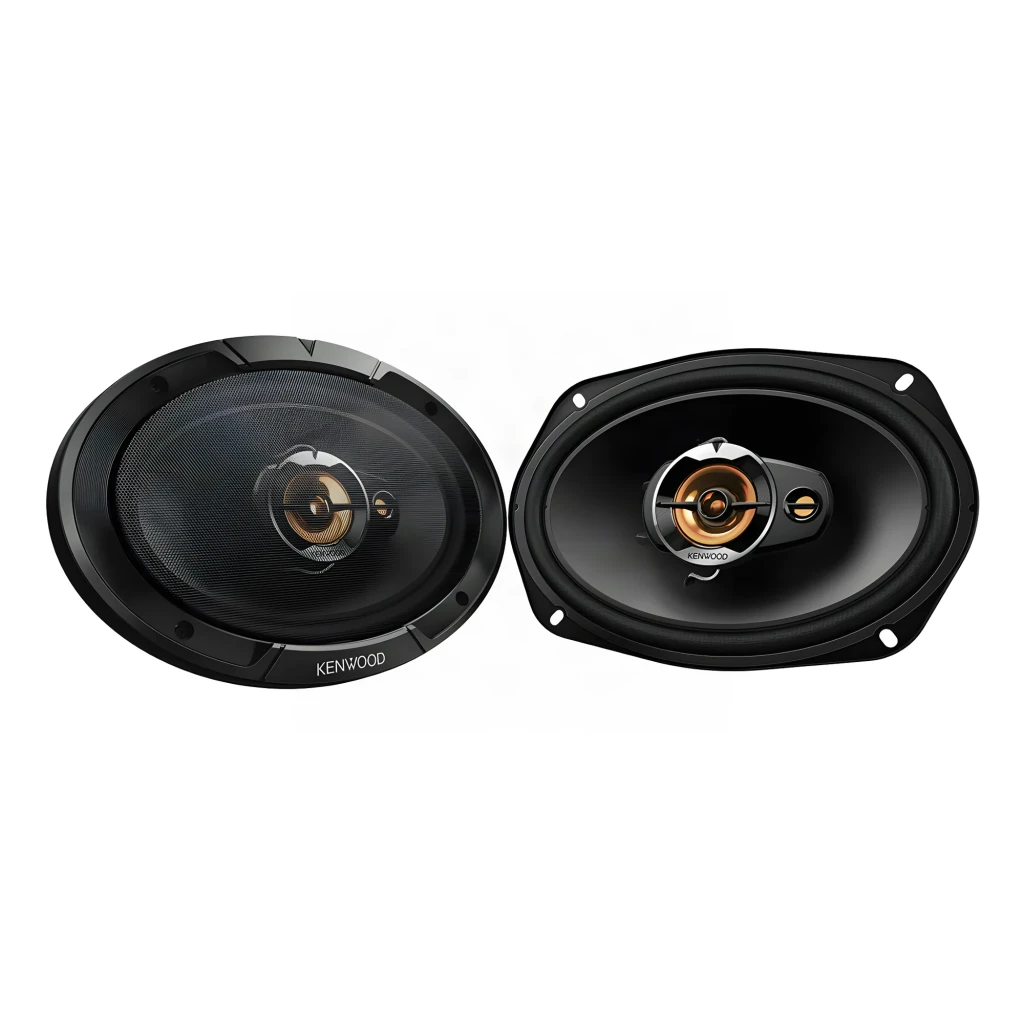 Altavoces de coche Kenwood 3 vías 80W RMS Negro KFC-S6977EX