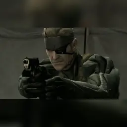 Jeu vidéo Konami Metal Gear Solid : Master Collection Vol. 2 Day One Edition Nintendo Switch, en jeu: Old Snake visant