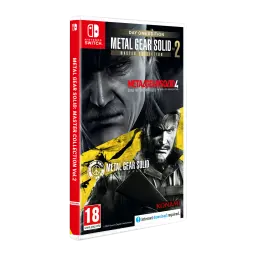 Jeu vidéo Konami Metal Gear Solid : Master Collection Vol. 2 Day One Edition Nintendo Switch, détail: couverture et tranche
