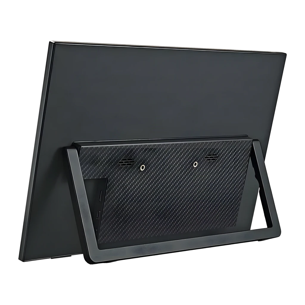 Écran Portable Tactile ANMITE 14 pouces IPS WUXGA 1920x1200 60Hz 5ms Noir A140W05T, vue arrière: support intégré et panneau