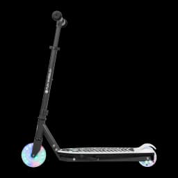Trotinete Elétrica Fun Wheels Light Black Rebel ZAB0033 50W 6km 8km/h, detalhe lateral: guidão dobrável, plataforma