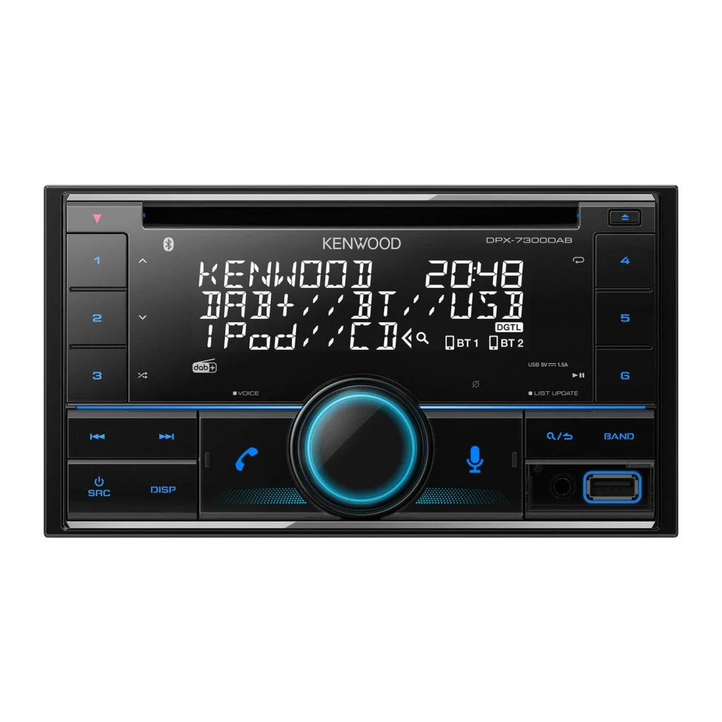 Autorradio Kenwood Negro 2 DIN DPX-7300DAB