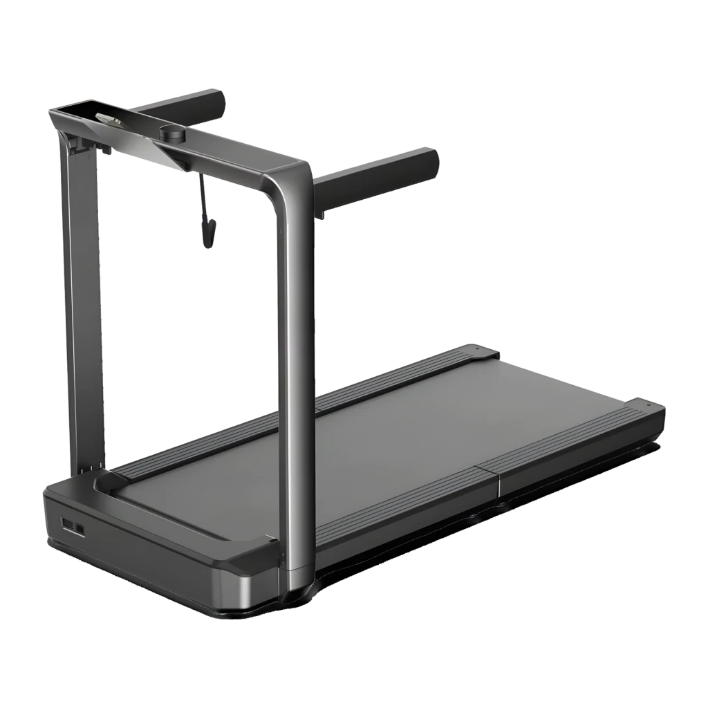 Cinta de correr KingSmith WalkingPad MX16+ Negro Plegable 1,5CV 16km/h, vista trasera: estructura plegable, manillar y banda