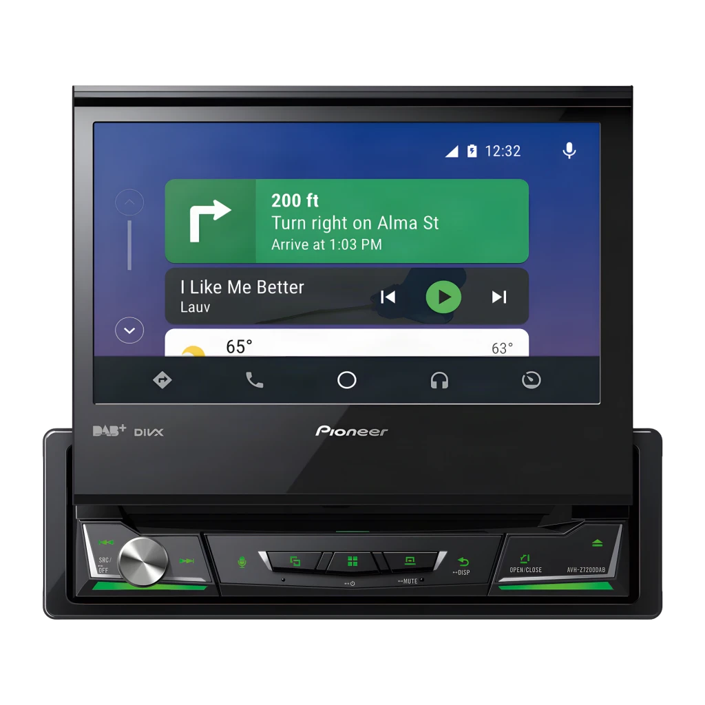 Autorradio Pioneer Negro CarPlay Android Auto Bluetooth 7 pulgadas AVH-Z7200DAB