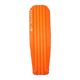 Colchão insuflável Flextail Zero Mattress R05 Mummy L Laranja Nylon Ripstop 20D TPU, detalhe: vista superior com câmaras