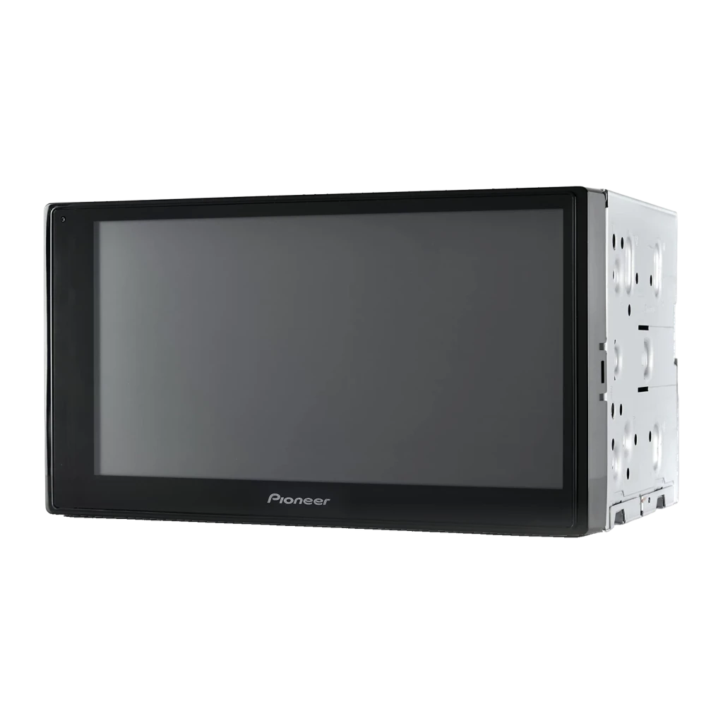Autorradio Pioneer Negro CarPlay Android Auto Bluetooth 6.8 pulgadas SPH-DA160DAB, detalle: vista en ángulo con lateral