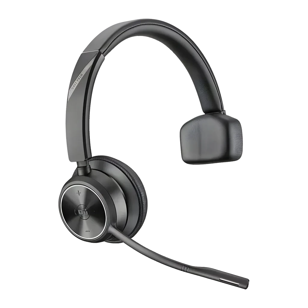Auriculares Poly Savi 7310-M Office DECT Monoaural 13h conversación Negro, detalle: auricular único con disco de control