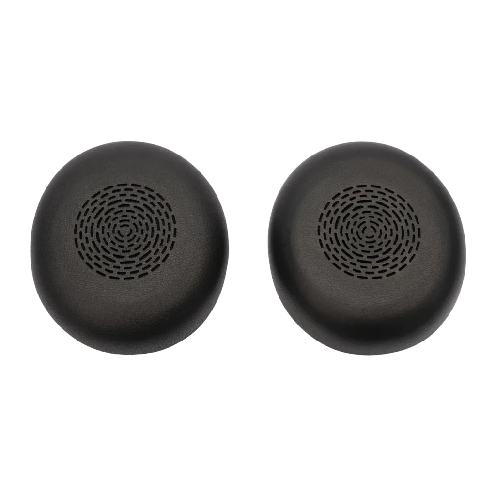 Fundas protectoras desechables Jabra 14101-81 Evolve2 75 1 par (2 unidades) Negro, vista frontal: dos almohadillas redondas