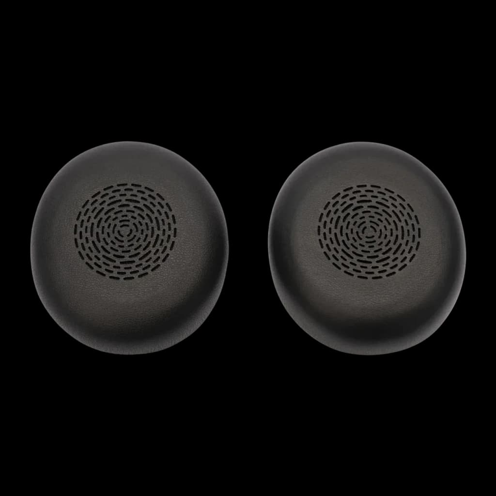 Fundas protectoras desechables Jabra 14101-81 Evolve2 75 1 par (2 unidades) Negro, vista frontal: dos almohadillas redondas