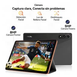 Oscal Bolt 2 13.4 8GB/128GB Gris 4G LTE Dual SIM 11 pulgadas IPS 90Hz Unisoc T7250 - frontal 8MP y trasera 5MP