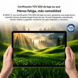 Oscal Bolt 2 13.4 8GB/128GB Gris 4G LTE Dual SIM 11 pulgadas IPS 90Hz Unisoc T7250 - manos sosteniendo