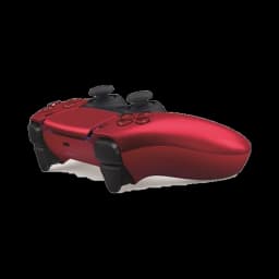 Mando Sony DualSense PS5 reacondicionado en rojo brillante, acabado mate, joysticks y gatillos negros, botones clásicos, estado excelente