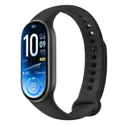 Xiaomi Smart Band 11 Preto Meia-Noite com tela curva colorida, pulseira de silicone ajustável e mostrador com passos, calorias e sono. 5ATM, até 21 dias