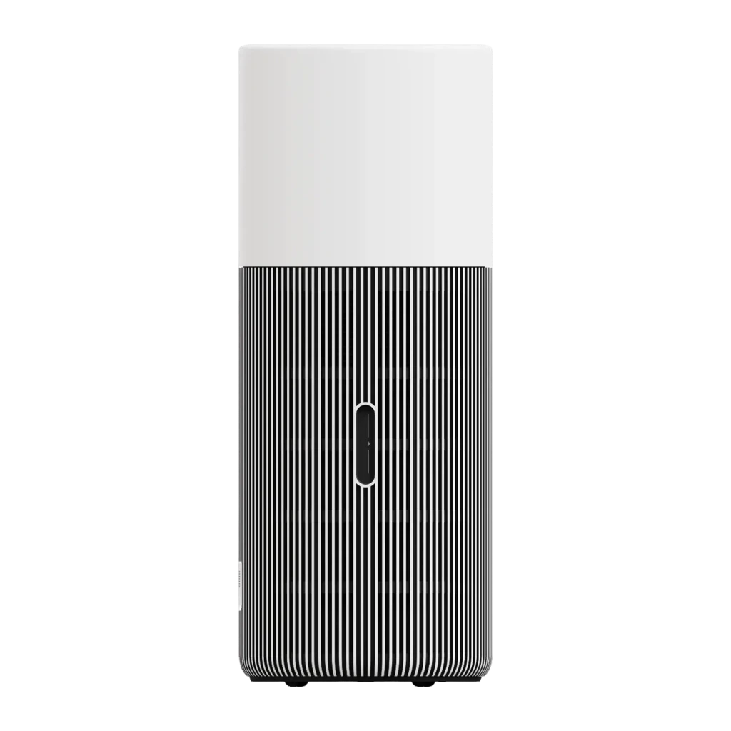 Purificador de Ar Xiaomi Mijia Smart Air Purifier with Humidification Pro 8L Branco, detalhe frontal: grelha de lâminas