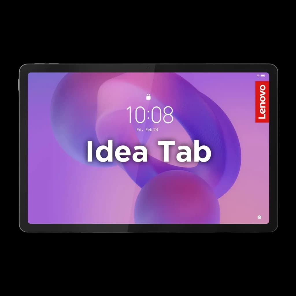 Lenovo Idea Tab 5G 6GB/128GB Gris 11 pulgadas IPS 90Hz Dimensity 6300 7040mAh, vista frontal: pantalla encendida con fondo