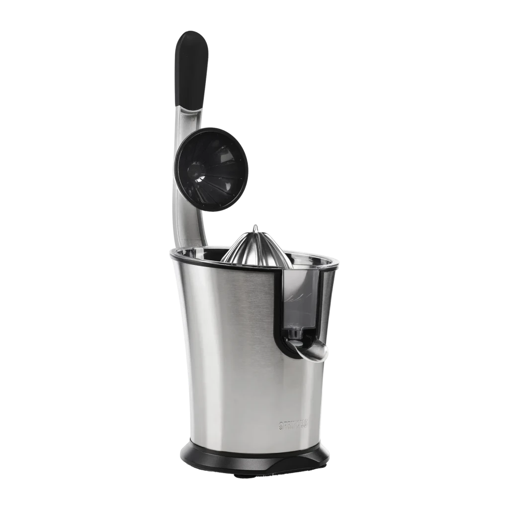 Exprimidor Princess Master Juicer Pro 300W 1 Velocidad Negro/Acero Inoxidable 201860, vista trasera: brazo elevado, cono