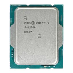 Intel Core i5-12500 Tray 6 Núcleos LGA1700, detalhe: IHS prateado com gravação i5-12500 SRL5V e PCB verde