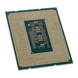 Intel Core i5-12500 Tray 6 Núcleos LGA1700, vista traseira: contactos dourados LGA1700 e die central em PCB verde