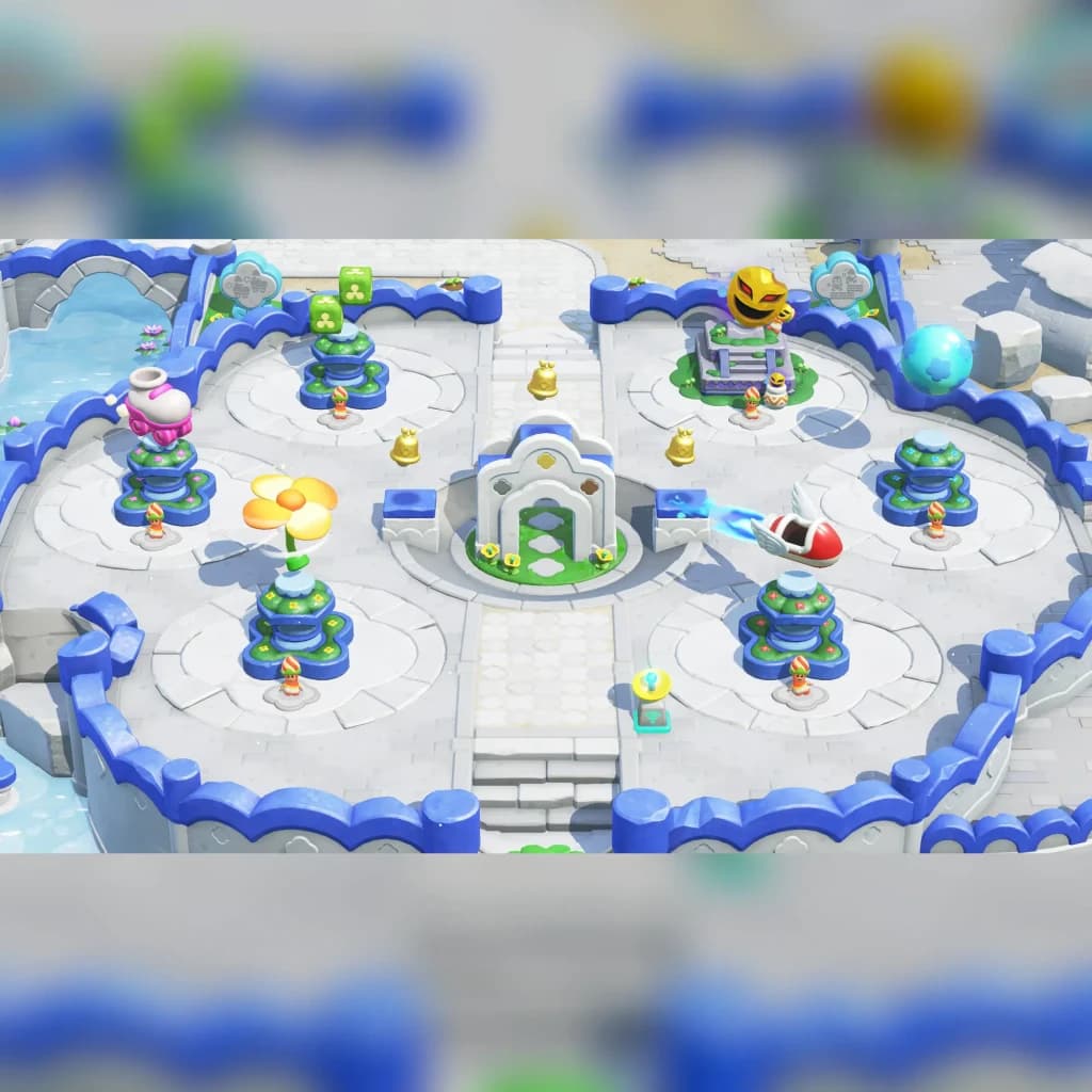 Jeu vidéo Nintendo Super Mario Bros. Wonder Nintendo Switch 2 Edition en cours: carte du monde vue du dessus
