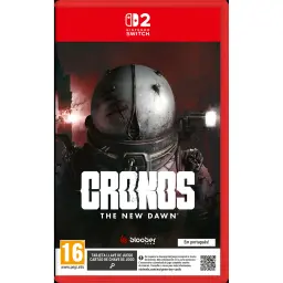 Jeu vidéo Focus Entertainment « Cronos : The New Dawn » sur Nintendo Switch 2, vue de face : boîtier avec astronaute blindé