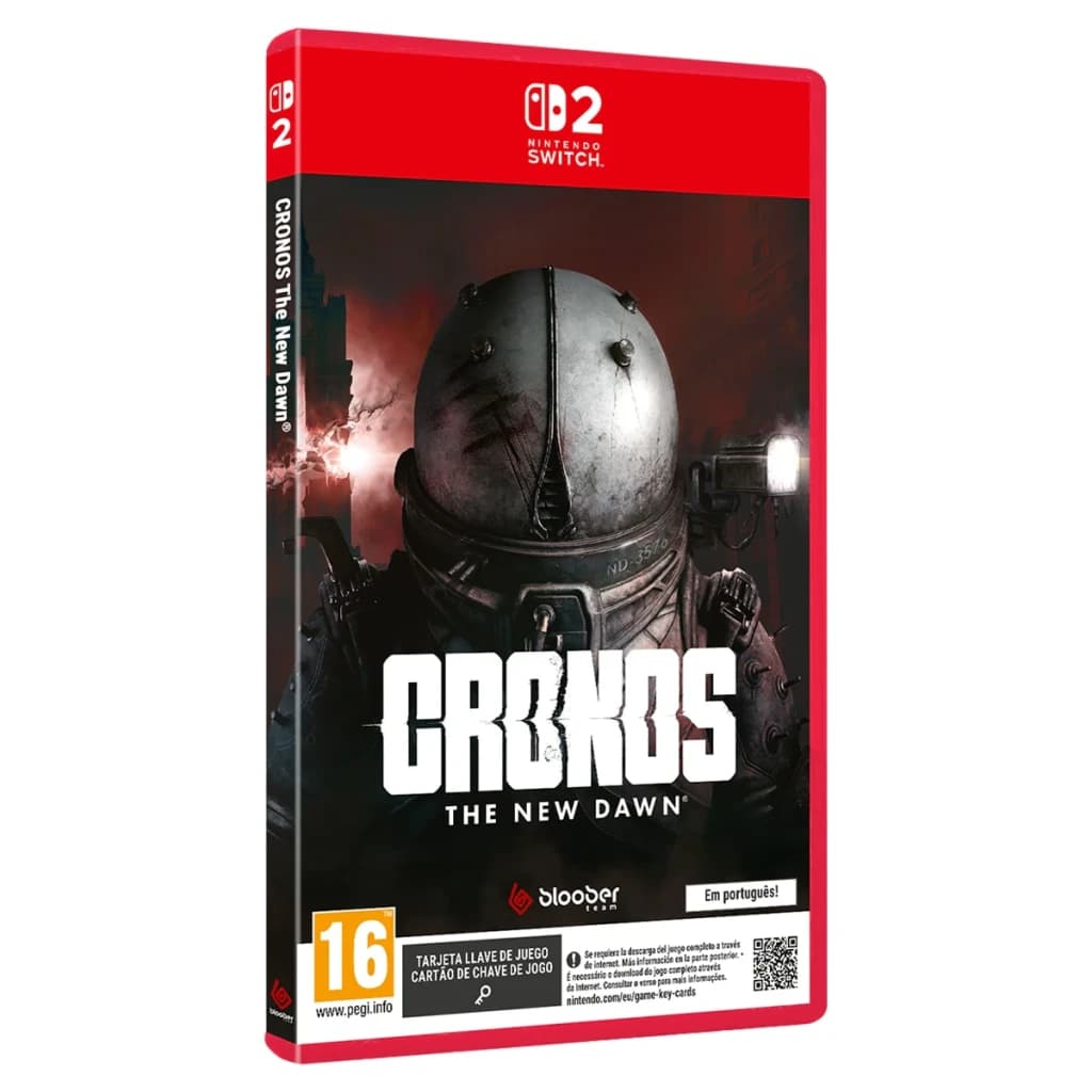 Jeu vidéo Focus Entertainment « Cronos : The New Dawn » sur Nintendo Switch 2, détail: boîtier en angle avec personnage
