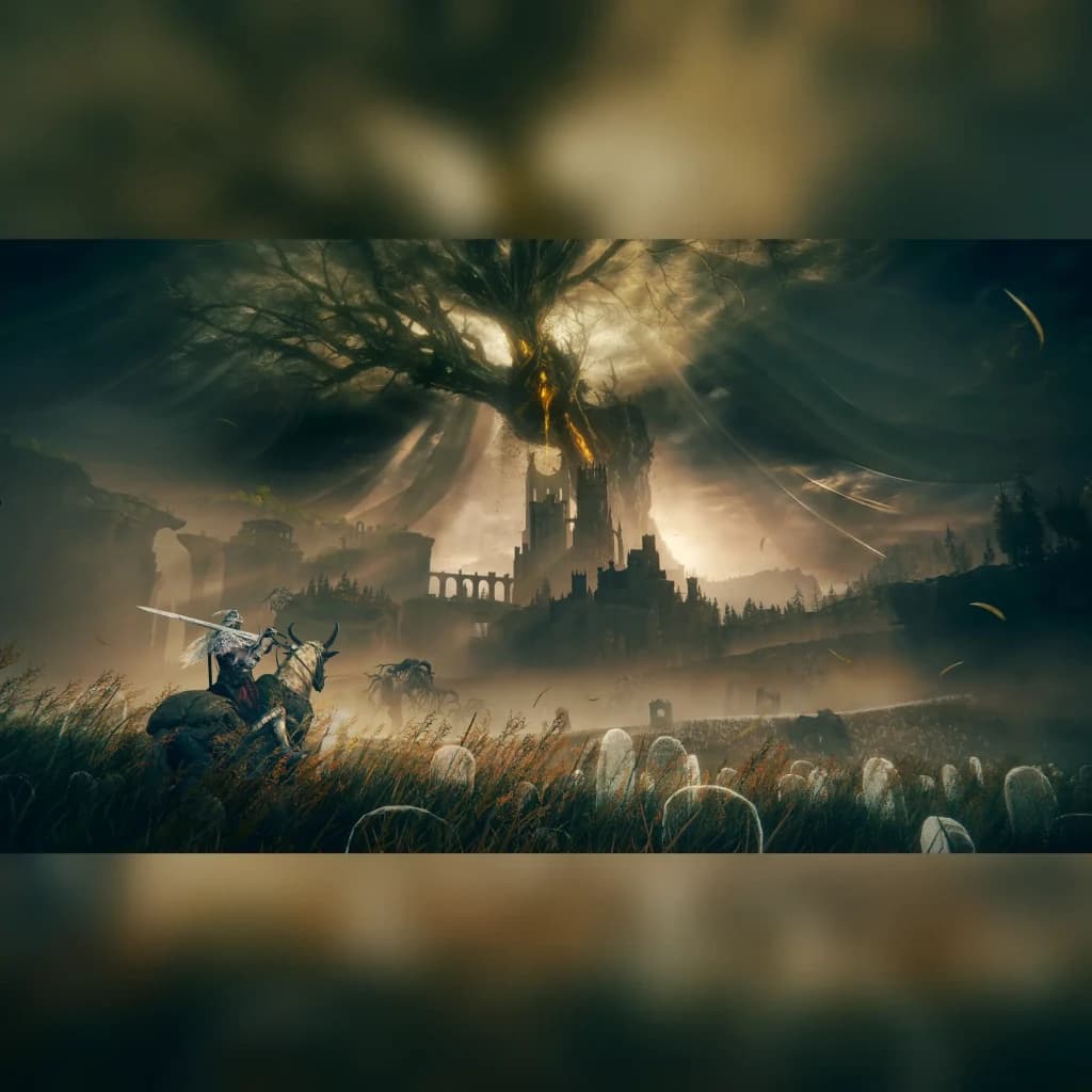 Jogo da Bandai Namco Entertainment «Elden Ring: Shadow of the Erdtree» para a Xbox Series X, em jogo: cavaleiro armado