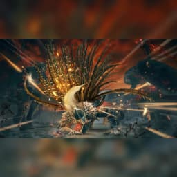 Jogo da Bandai Namco Entertainment «Elden Ring: Shadow of the Erdtree» para a Xbox Series X, em uso: chefe com coroa dourada