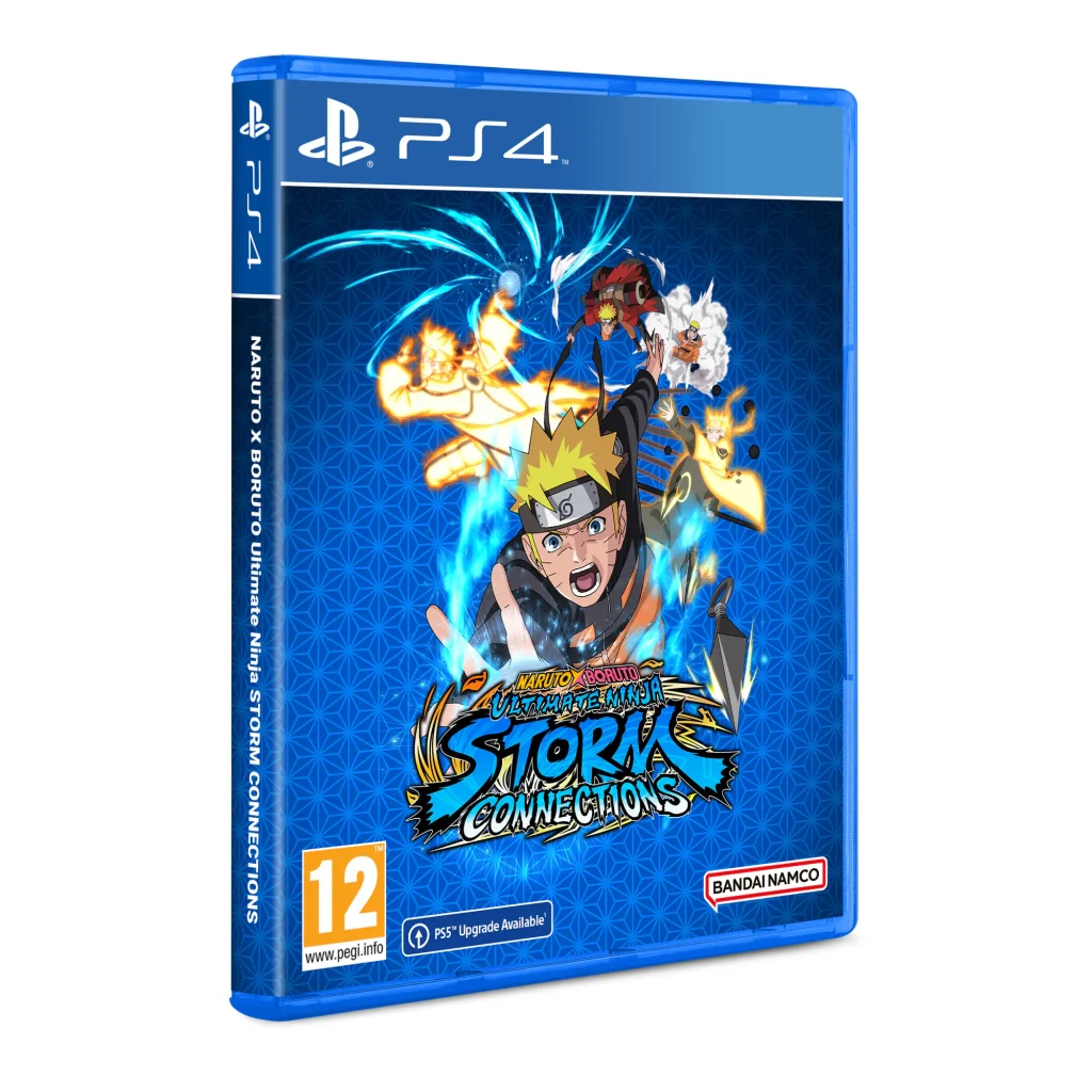 Jogo de vídeo da Bandai Namco Entertainment: NARUTO X BORUTO Ultimate Ninja STORM CONNECTIONS para PS4, detalhe: caixa PS4