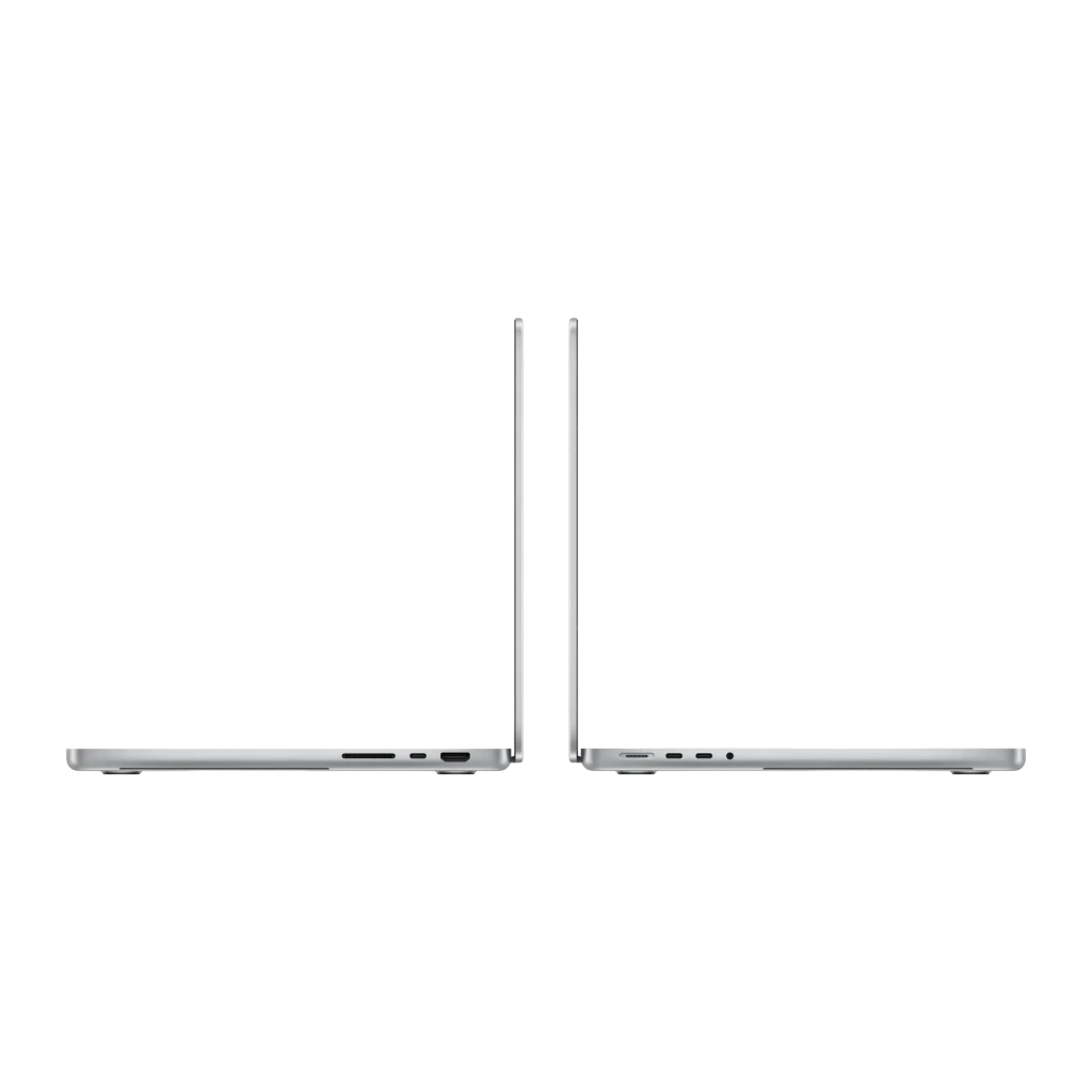 Portátil Apple MacBook Pro 14 polegadas M5 Pro 24GB/2TB SSD 14,2 polegadas macOS Tahoe Prata, detalhe: ambos os lados